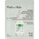 Wati For Skin Collagen Madecassoside Micro Spicule 100 Essence Mask Pack, 27g