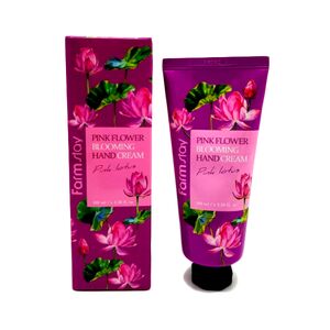 Farmstay Pink flower blooming hand cream pink lotus