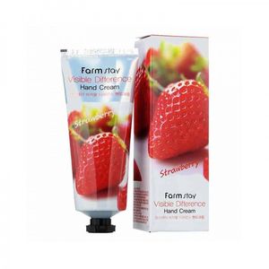 FarmStay Visible Difference Hand Cream Strawberry