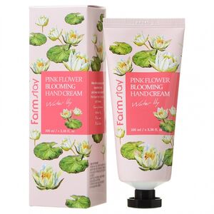 Farmstay Pink Flower Blooming Hand Cream Water Lily