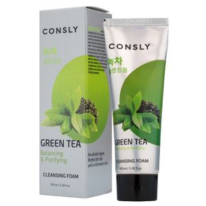Consly Green Tea Balancing Creamy Cleansing Foam
