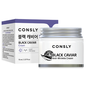 Consly Black Caviar Anti-Wrinkle Cream, 70ml