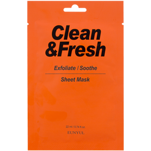 Eunyul Clean&Fresh Exfoliate/Soothe Sheet Mask