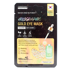 MBeauty Holographic Gold Cucumber Eye Zone Mask