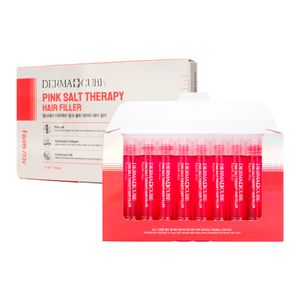 FarmStay DERMA СUBE Pink Salt Therapy Hair Filler
