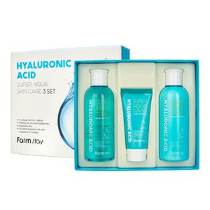 FarmStay Hyaluronic Acid Super Aqua Skin Care 3 set
