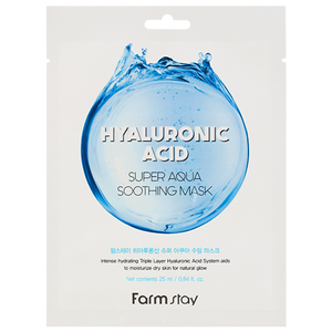 FarmStay Hyaluronic Acid Super Aqua Soothing Mask, 25ml
