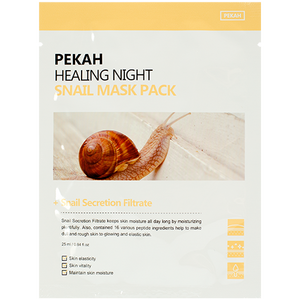 PEKAH Healing Night Snail Mask Pack, 25ml