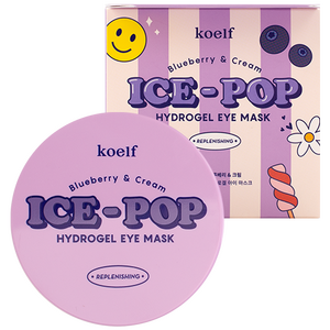 KOELF Blueberry & Cream Ice-pop Hydrogel Eye Mask, 84g