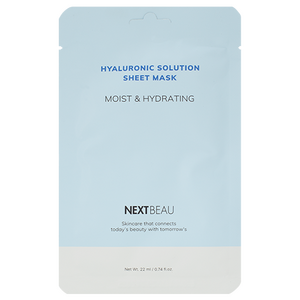 NEXTBEAU Hyaluronic Solution Sheet Mask Moist & Hydrating, 22ml