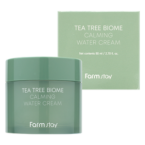 FarmStay Tea Tree Biome Calming Water Cream, 80ml