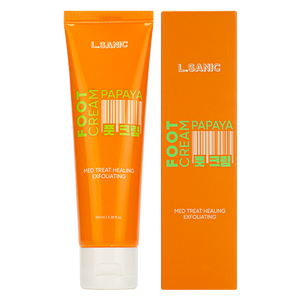 L.Sanic Med Treat Healing Exfoliating Foot Cream with Papaya Enzymes, 100ml