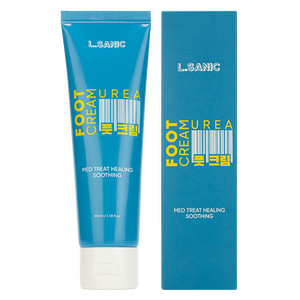 L.Sanic Med Treat Healing Soothing Foot Cream with Urea, 100ml