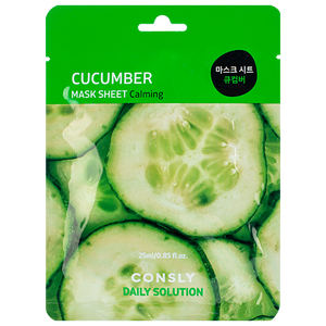 Consly Daily Solution Cucumber Mask Sheet, 25ml