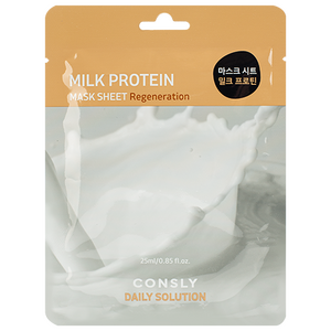 Consly Daily Solution Milk Protein Mask Sheet, 25ml