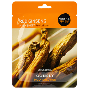 Consly Daily Solution Red Ginseng Mask Sheet, 25ml