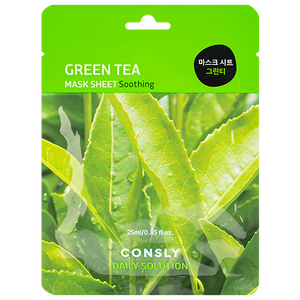Consly Daily Solution Green Tea Mask Sheet, 25ml