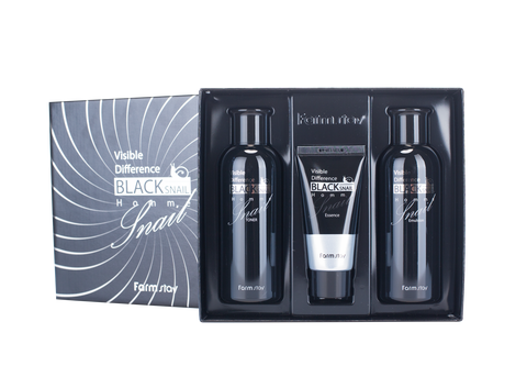 FarmStay Visible Difference Black Snail Homme 3 Set