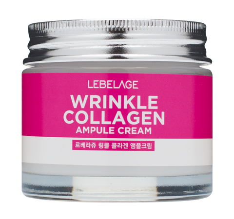Ампульный крем с коллагеном против морщин