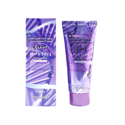 LEBELAGE Natural Cleansing Foam Collagen Очищающая пенка для лица с коллагеном, 100 мл, LEBELAGE