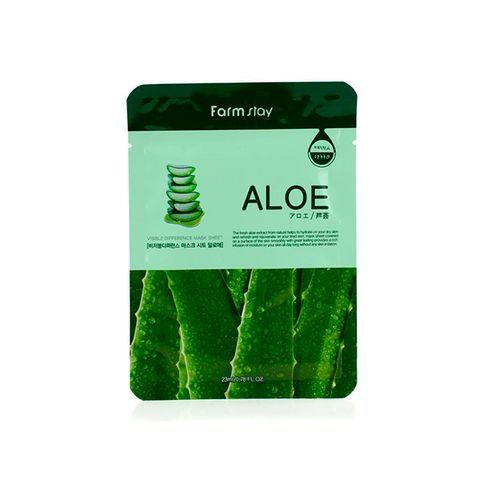 FarmStay VISIBLE DIFFERENCE MASK SHEET ALOE