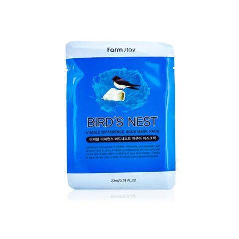 FarmStay Visible Difference Bird's Nest Aqua Mask Pack