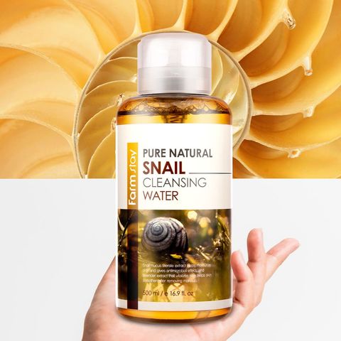 мицеллярная вода с муцином улитки для снятия макияжа