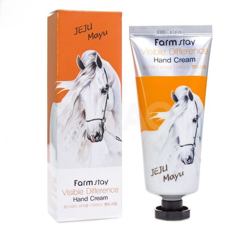 FarmStay Visible Difference Hand Cream Jeju Mayu