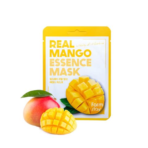 farmstay тканевая маска с манго для сияния кожи