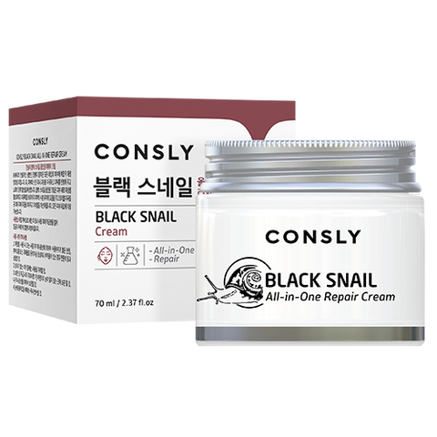 Consly Black Snail All-In-One Repair Cream, 70ml