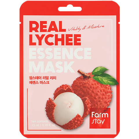 FarmStay Real Lychee Essence Mask, 23ml