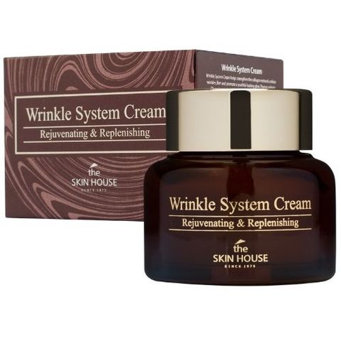 Антивозрастной питательный крем с коллагеном "Wrinkle System", 50г, The Skin House