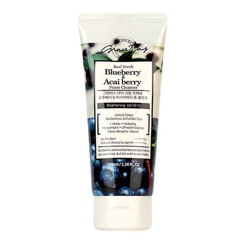 Grace Day Real Fresh Blueberry & Acai Berry Foam Cleanser