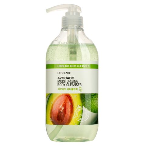 LEBELAGE Avocado Moisturizing Body Cleanser, 500ml