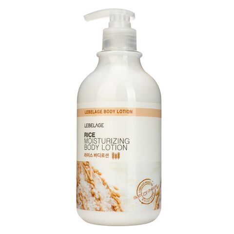 LEBELAGE Rice Moisturizing Body Lotion, 500ml