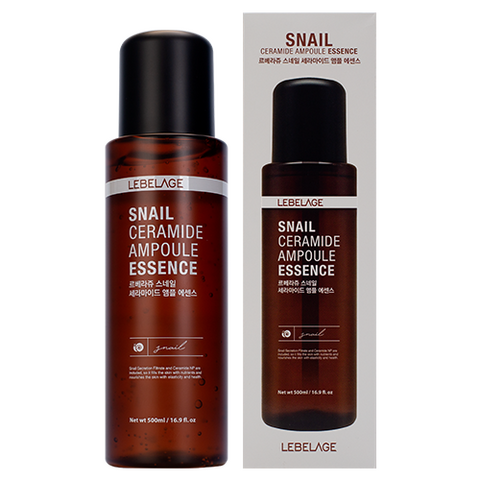 LEBELAGE Snail Ceramide Ampoule Essence, 500ml
