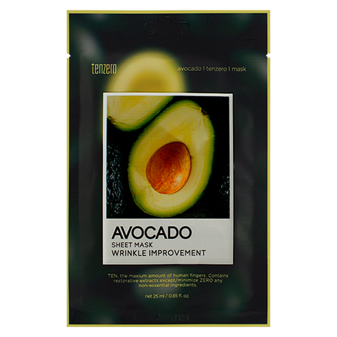 TENZERO Avocado Sheet Mask, 25ml