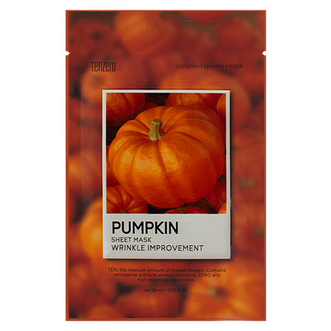 TENZERO Pumpkin Sheet Mask, 25ml