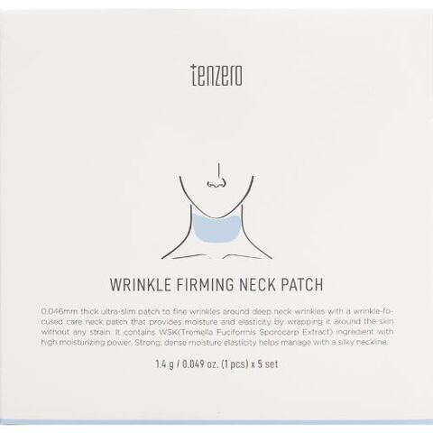 TENZERO Wrinkle Firming Neck Patch, 1.4g*5pcs (set)