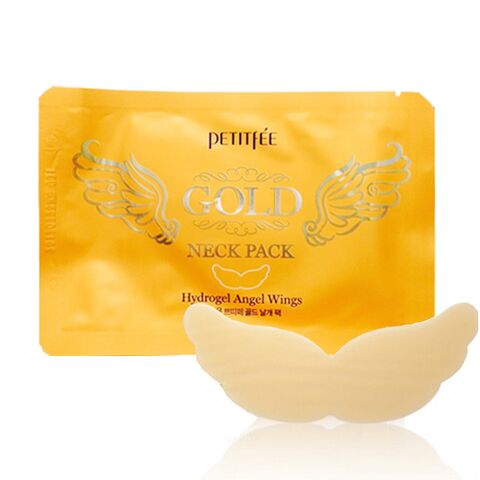 PETITFEE Gold Neck Pack «Hydrogel Angel Wings», 10g — фото 2