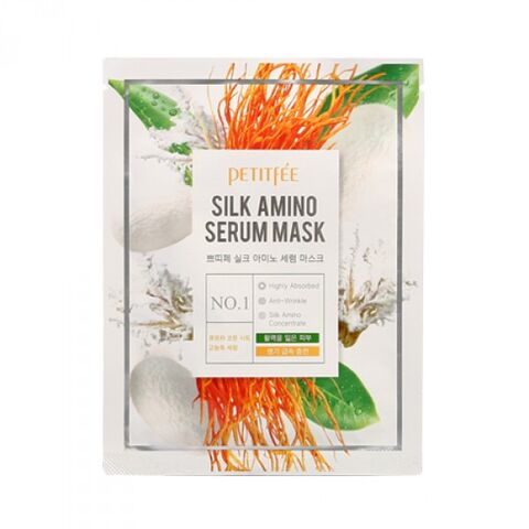 Petitfee Silk Amino Serum Mask подарок
