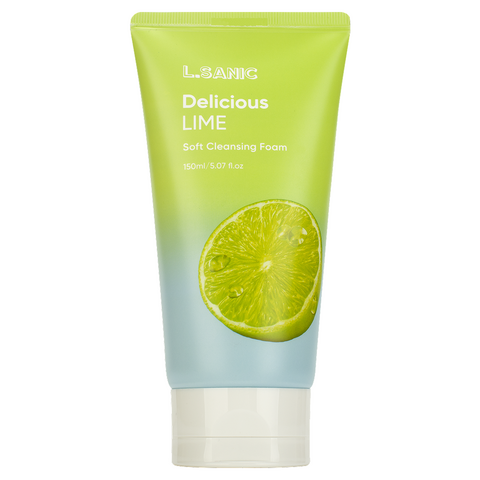 L.Sanic Delicious Lime Soft Cleansing Foam, 150ml Очищающая пенка для умывания с экстрактом лайма, 150мл, L.Sanic