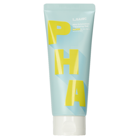 L.Sanic Mild PHA Acid Exfoliation Cleansing Gel, 150ml Мягкий отшелушивающий гель для умывания с PHA-кислотами, 150мл, L.Sanic