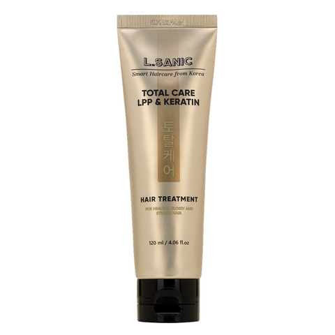 L.Sanic Total Care LPP & Keratin Hair Treatment, 120ml Маска для комплексного ухода за волосами с липопротеиновым комплексом и кератином, 120мл, L.Sanic