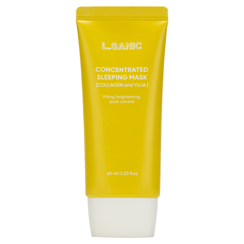 L.Sanic Collagen & Yuja Concentrated Sleeping Mask, 60ml Концентрированная ночная маска с коллагеном и юдзу, 60мл, L.Sanic