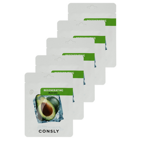 Consly Exotic fruits Set: Avocado Regenerating Mask Pack
