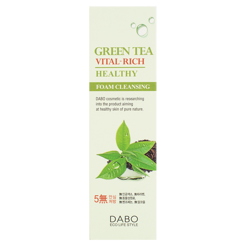 DABO Green Tea Vital - Rich Healthy Foam Cleansing, 100ml — фото 2