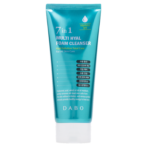 DABO 7 in 1 Multi Hyal Foam Cleanser, 180ml