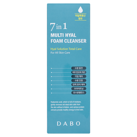 DABO 7 in 1 Multi Hyal Foam Cleanser, 180ml — фото 2