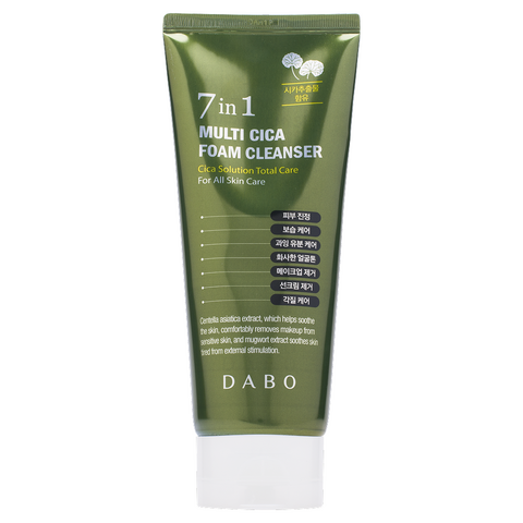 DABO 7 in 1 Multi Cica Foam Cleanser, 180ml